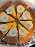 ホットケーキミックスで！簡単バナナタルト