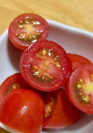 【副菜】カッティングプティトマト-レシピのメイン写真