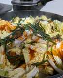 暑さ対策!!生野菜から作る豚キムチ