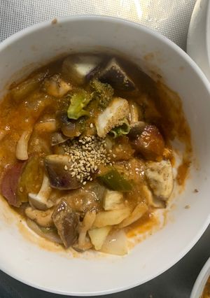 根菜茄子白菜万能梅トマト味温野菜サラダ-レシピのメイン写真