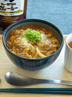 かきたまチーズカレーうどん-レシピのメイン写真