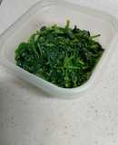 大量!ほうれん草の胡麻和え