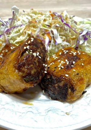 油揚げのひき肉詰め〜照り焼き風味〜-レシピのメイン写真