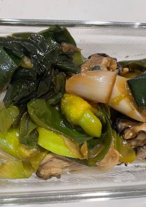 牡蠣と長ネギの甘辛煮-レシピのメイン写真