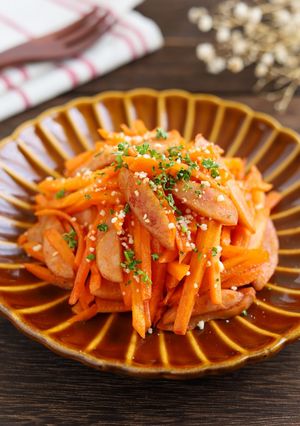 みんな大好き♡にんじんのナポリタン風炒め-レシピのメイン写真