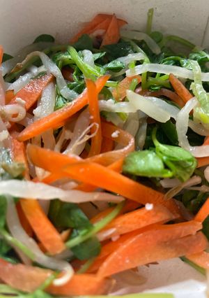 豆苗、にんじん、もやしの塩麹ナムル-レシピのメイン写真