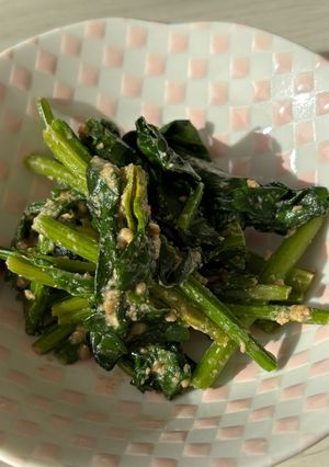 【常備菜】ほうれん草のごまあえ-レシピのメイン写真