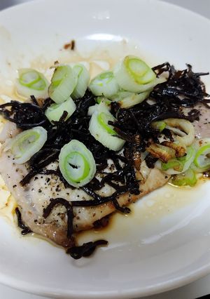 簡単トンテキ ネギ塩こんぶ-レシピのメイン写真