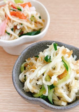 簡単ヘルシー☆切干大根と胡瓜のポン酢和え-レシピのメイン写真