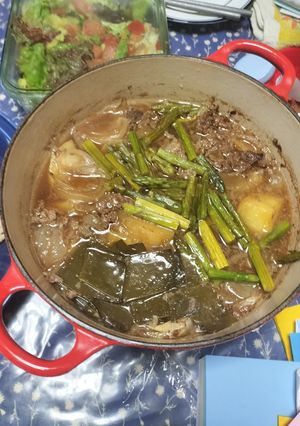 アスパラと新玉ねぎの肉じゃが-レシピのメイン写真