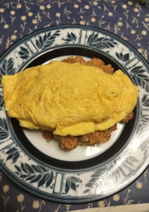 辛ラーメンオムライス キムチ＆ソーセージ-レシピのメイン写真