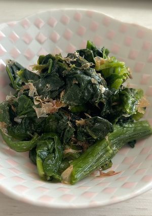 【常備菜】ほうれん草のおかか和え-レシピのメイン写真