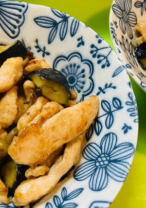 ＊鶏胸肉としめじと茄子の炒め物＊-レシピのメイン写真