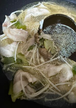 豚バラとセロリのスープ鍋-レシピのメイン写真