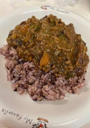 茄子のキーマカレー-レシピのメイン写真