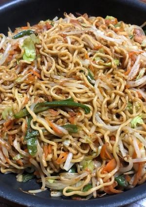 具沢山鶏肉ソース焼きそば-レシピのメイン写真