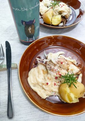 魚のムニエルクリームソース-レシピのメイン写真