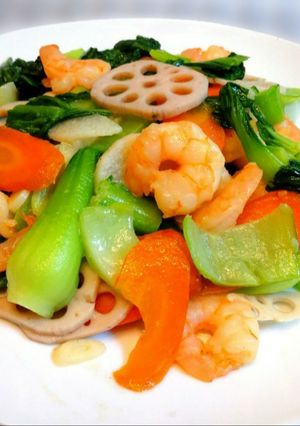 エビと野菜のコラボ-レシピのメイン写真