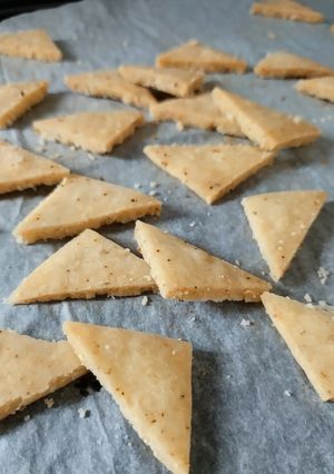 サラダ油使用☆七味唐辛子・米粉クッキー-レシピのメイン写真