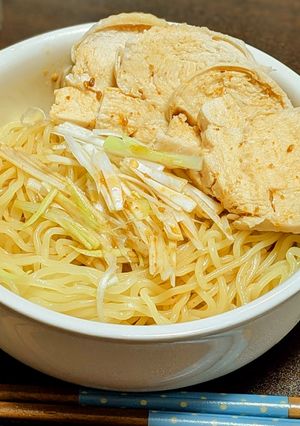 鶏ハムと白髪ねぎ☆ピリ辛大人の冷やし中華-レシピのメイン写真