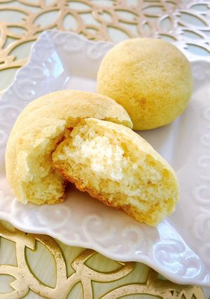 罪悪感ゼロ♪豆腐と米粉のふわもちパン♡-レシピのメイン写真