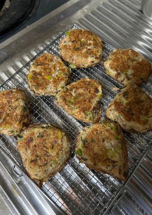 鉄分補給サババーグ-レシピのメイン写真