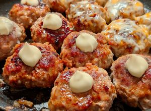 簡単！豚ひき肉ミニハンバーグ焼肉のタレ味-レシピのメイン写真