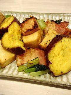 お芋と厚揚げのバター醤油炒め-レシピのメイン写真