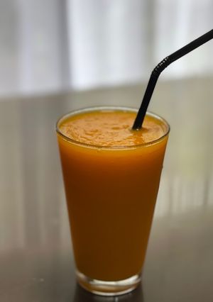人参とりんごのスムージー♪-レシピのメイン写真