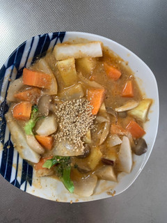 お一人様☆根菜たっぷりごまドレ味マリネ風-レシピのメイン写真