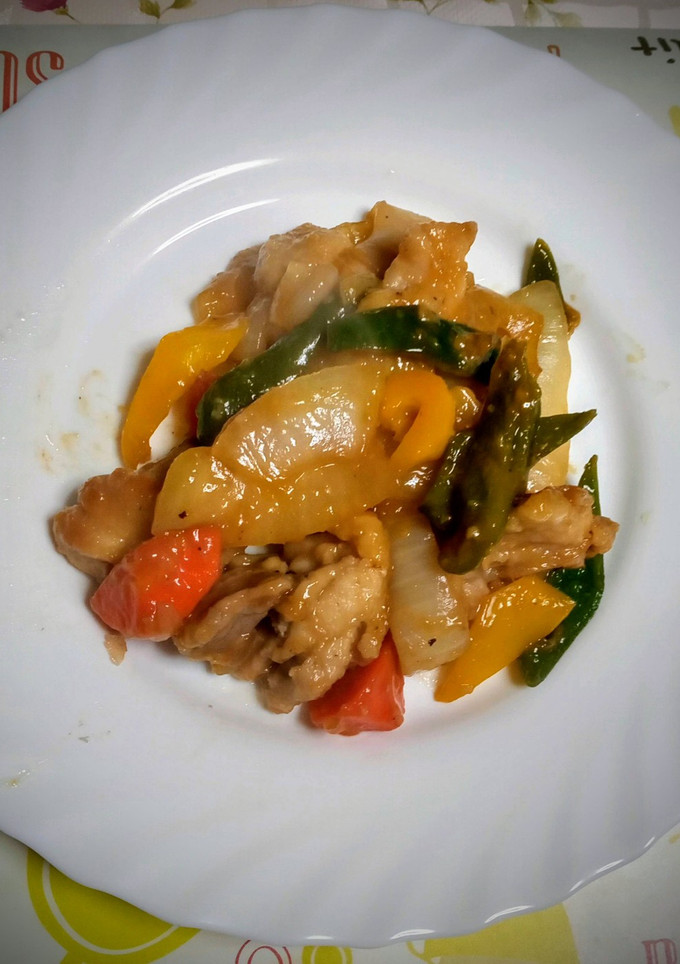 地鶏の揚げない酢豚風-レシピのメイン写真