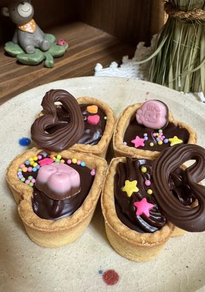 バレンタイン♡生チョコミニタルト-レシピのメイン写真