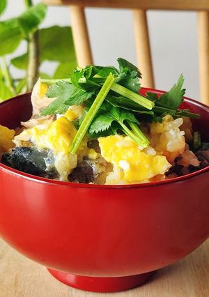 炊飯器で超簡単☆卵炒飯☆冷凍鯖は解凍不要-レシピのメイン写真
