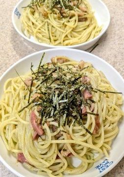 キューピーバジルソースで作るパスタ-レシピのメイン写真