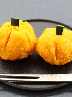 材料3つ!かぼちゃと豆腐の茶巾しぼり-レシピのメイン写真