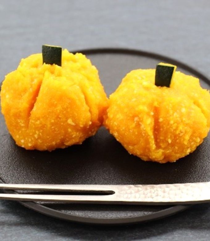 材料3つ！かぼちゃと豆腐の茶巾しぼり-レシピのメイン写真