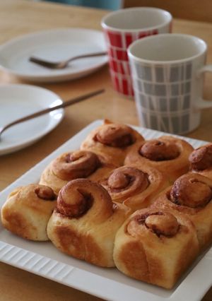 ＊ちぎりパン風シナモンロール＊-レシピのメイン写真