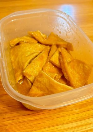 レンジ3分油揚げの出汁煮-レシピのメイン写真