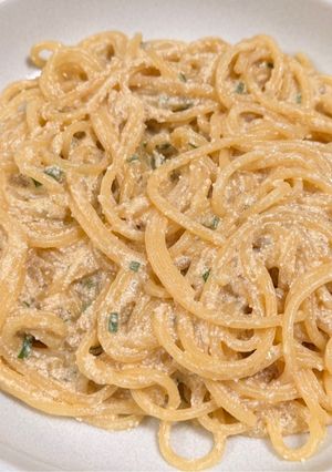 子供大好き！辛子明太子クリームパスタ！-レシピのメイン写真