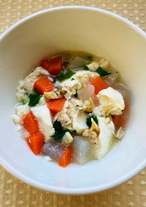 【離乳食9か月～】豆腐とアサリのうま煮-レシピのメイン写真