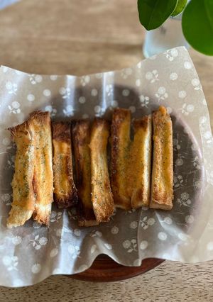 食パン耳でつくるたらこラスク-レシピのメイン写真