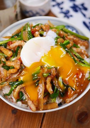 ⭐タレを極めた⭐豚にら焼肉スタミナ丼🤩-レシピのメイン写真
