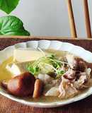 胃に優しい豚肉スタミナスープ☆今夜の夕食
