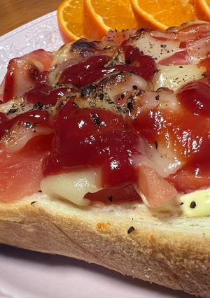 朝食♡私の大好きなトマト&チーズトースト-レシピのメイン写真