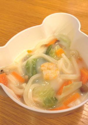 【ホットクック】1歳半ちゃんぽん風うどん-レシピのメイン写真