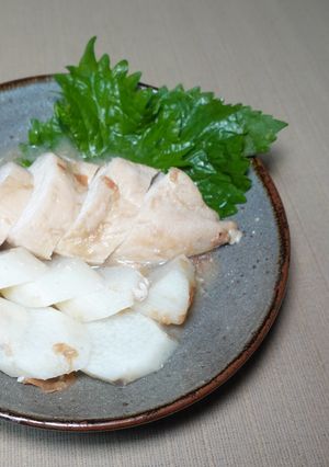 鶏肉と長芋の梅干し煮-レシピのメイン写真