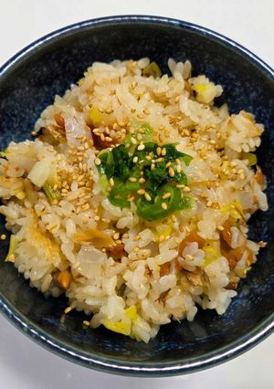 サバ味噌缶のコク旨!冬野菜の炊き込みご飯-レシピのメイン写真