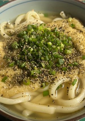コンソメきつねうどん-レシピのメイン写真