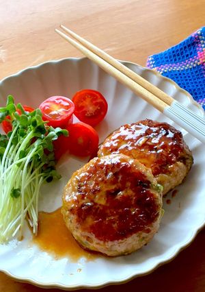 甘辛味でご飯がすすむ＊刻み蓮根つくね＊-レシピのメイン写真