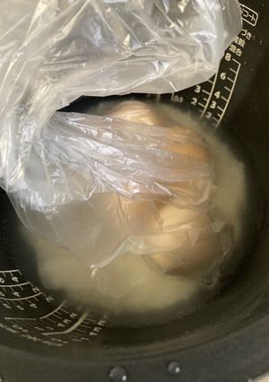 炊飯するついでに『ゆでたまご』-レシピのメイン写真